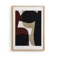 Постер Connected Shapes N1 единый размер черный AM.PM  фото, kupilegko.ru